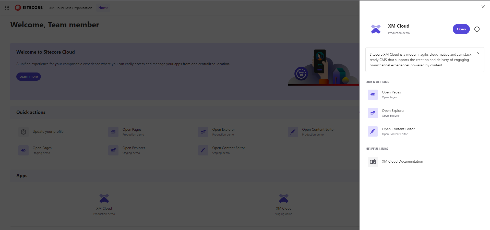 The right-hand pane.